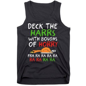 Deck The Harrs With Boughs Of Horry Fra Ra Ra Ra Goose Xmas Tank Top