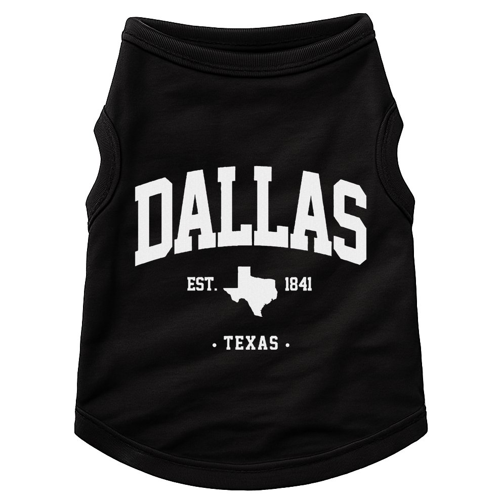 Dallas Texas Home State Gift Dallas Texas Doggie Tank
