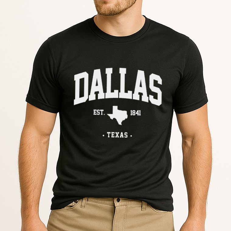 Dallas Texas Home State Gift Dallas Texas Cooling Performance Crew T-Shirt