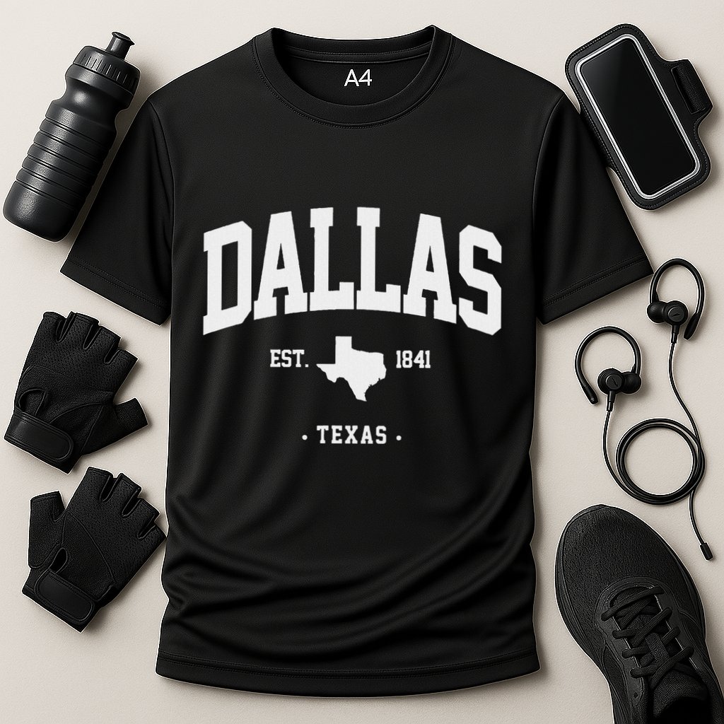 Dallas Texas Home State Gift Dallas Texas Cooling Performance Crew T-Shirt