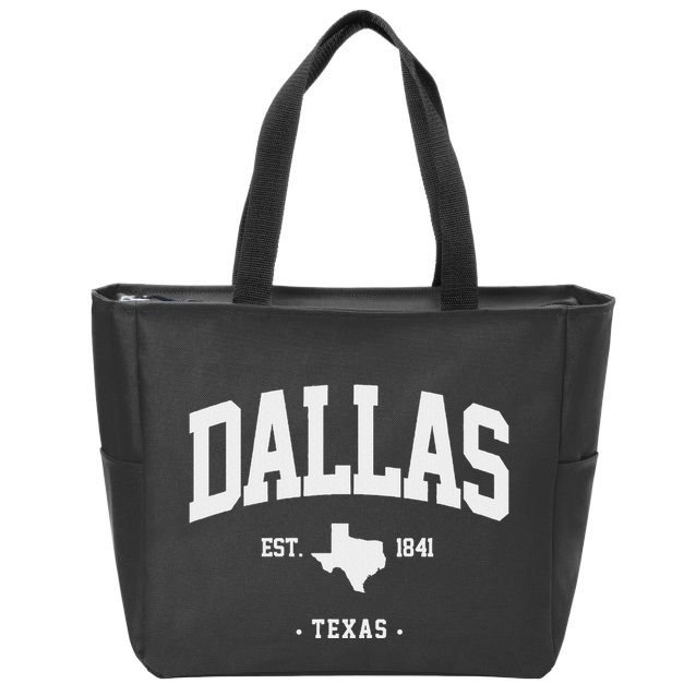 Dallas Texas Home State Gift Dallas Texas Zip Tote Bag