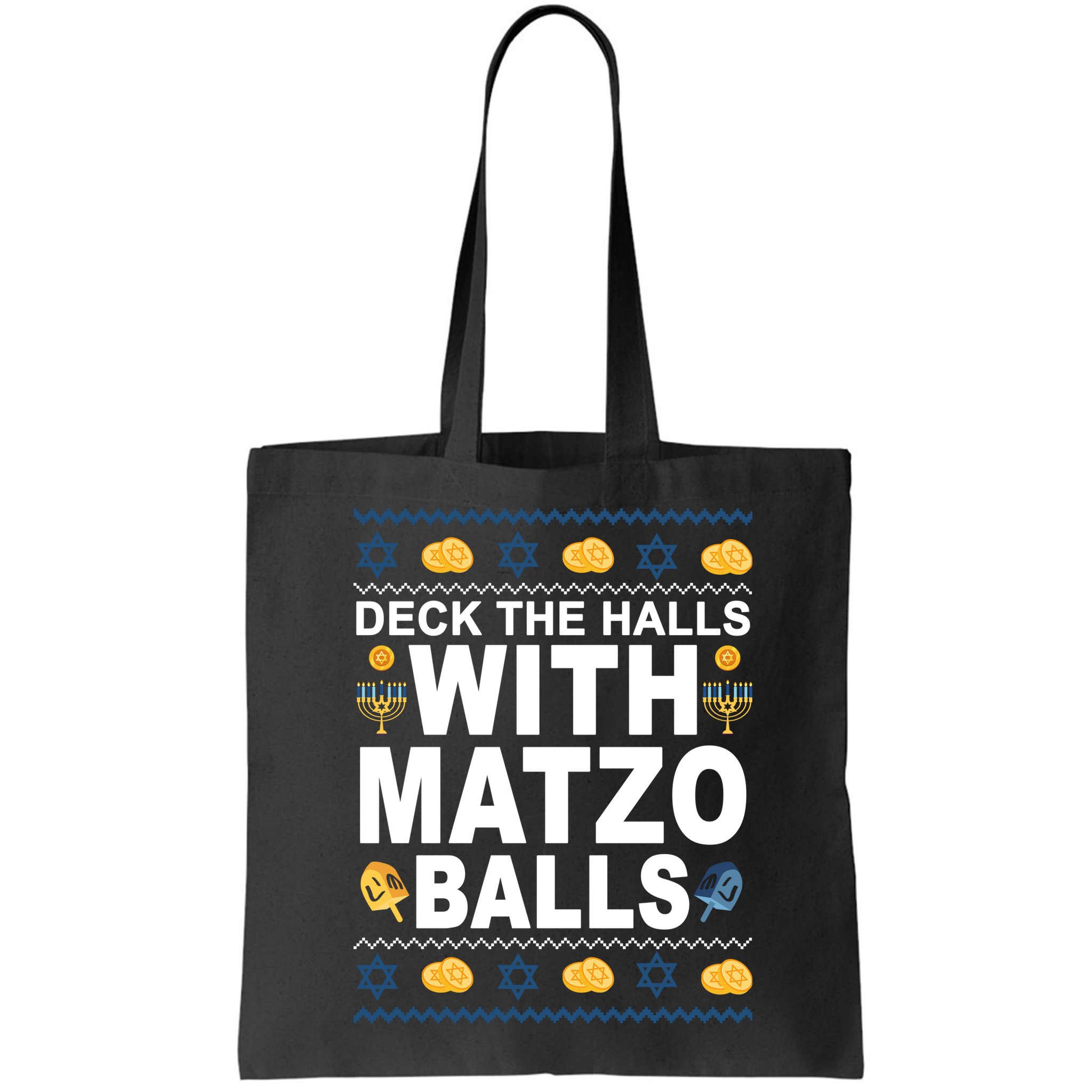 Deck The Halls With Matzo Balls Jewish Bag