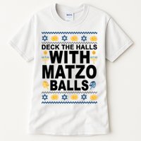 Deck The Halls With Matzo Balls Jewish Tall T-Shirt