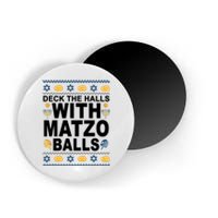 Deck The Halls With Matzo Balls Jewish Magnet