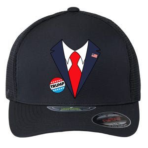 Donald Trump Halloween Costume Funny Flexfit Unipanel Trucker Cap