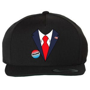 Donald Trump Halloween Costume Funny Wool Snapback Cap