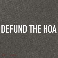 Defund The HOA Cotton Canvas Backpack