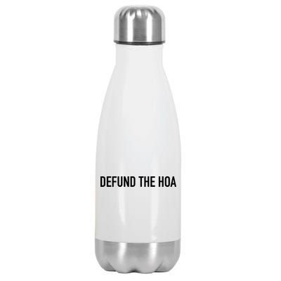 Defund The HOA Stainless Steel Insulated Water Bottle