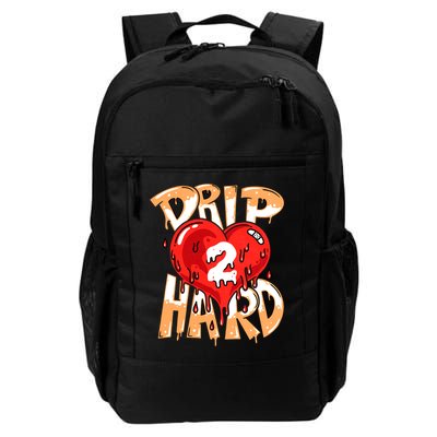 Drip Too Hard Heart Dripping Cool Swag Team Matching Sneaker Gift Idea Backpack