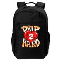Drip Too Hard Heart Dripping Cool Swag Team Matching Sneaker Gift Idea Backpack