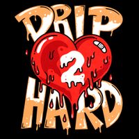 Drip Too Hard Heart Dripping Cool Swag Team Matching Sneaker Gift Idea 16 in Basic Backpack