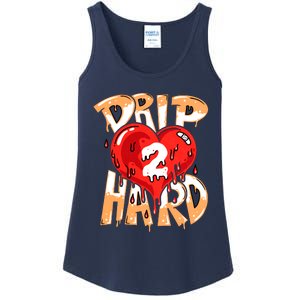 Drip Too Hard Heart Dripping Cool Swag Team Matching Sneaker Gift Idea Ladies Essential Tank