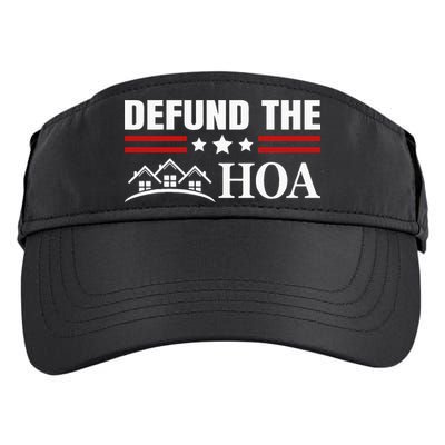 DEFUND THE HOA Homeowners Association Adult Drive Performance Visor