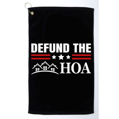 DEFUND THE HOA Homeowners Association Golf Towel