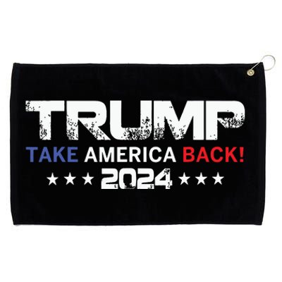 Donald Trump Hell Never Stop Fighting To Save America Grommeted Golf Towel