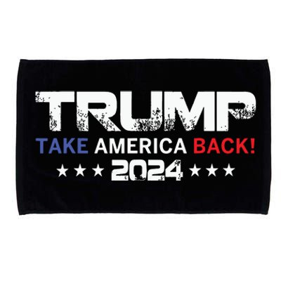 Donald Trump Hell Never Stop Fighting To Save America Microfiber Hand Towel