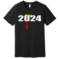 Donald Trump Hair Tie Donald Trump 2024 President Premium T-Shirt