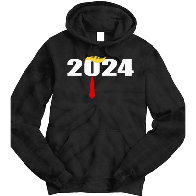 Donald Trump Hair Tie Donald Trump 2024 President Tie Dye Hoodie