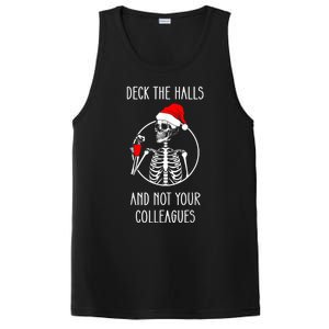 Deck The Halls And Not Your Colleagues Merry Christmas PosiCharge Competitor Tank