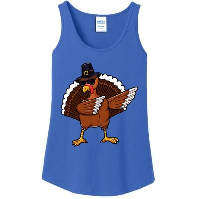 Dabbing Turkey Happy Turkey Day Dab Thanksgiving Gift Funny Gift Ladies Essential Tank