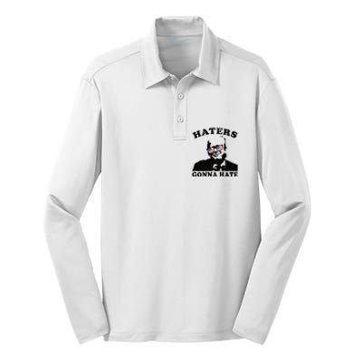 Donald Trump | Haters Gonna Hate Silk Touch Performance Long Sleeve Polo