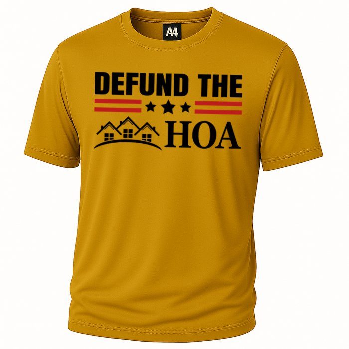 DEFUND THE HOA Homeowners Association Cooling Performance Crew T-Shirt
