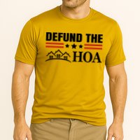 DEFUND THE HOA Homeowners Association Cooling Performance Crew T-Shirt