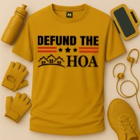 DEFUND THE HOA Homeowners Association Cooling Performance Crew T-Shirt