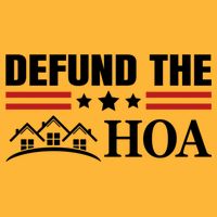 DEFUND THE HOA Homeowners Association Cooling Performance Crew T-Shirt