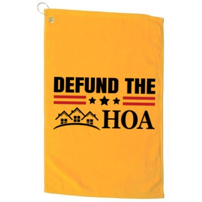 DEFUND THE HOA Homeowners Association Golf Towel