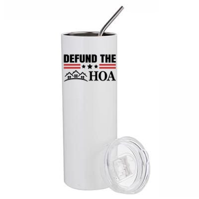 DEFUND THE HOA Homeowners Association Stainless Steel Tumbler