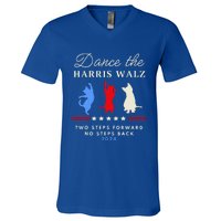 Dance The Harris Walz Cat Lady Harris Walz 2024 Election V-Neck T-Shirt