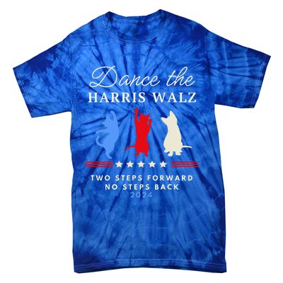 Dance The Harris Walz Cat Lady Harris Walz 2024 Election Tie-Dye T-Shirt