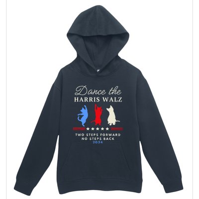 Dance The Harris Walz Cat Lady Harris Walz 2024 Election Urban Pullover Hoodie