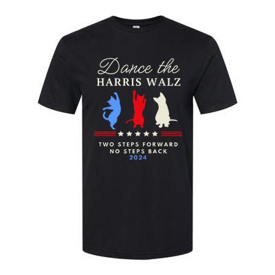 Dance The Harris Walz Cat Lady Harris Walz 2024 Election Softstyle CVC T-Shirt