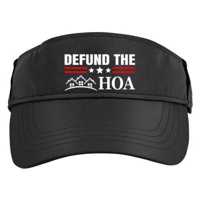 DEFUND THE HOA Homeowners Association Adult Drive Performance Visor