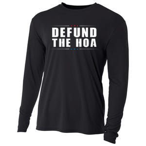 Defund The Hoa Anti Home Owners Association Cooling Performance Long Sleeve Crew