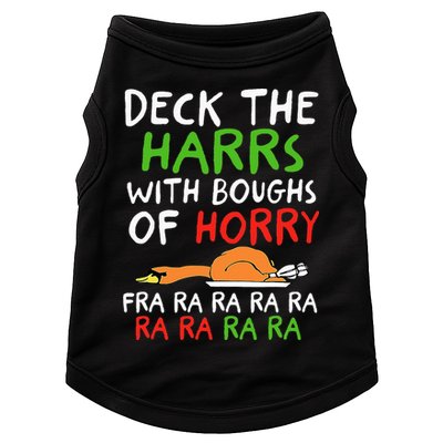 Deck The Harrs With Boughs Of Horry Fra Ra Ra Ra Goose Xmas Doggie Tank