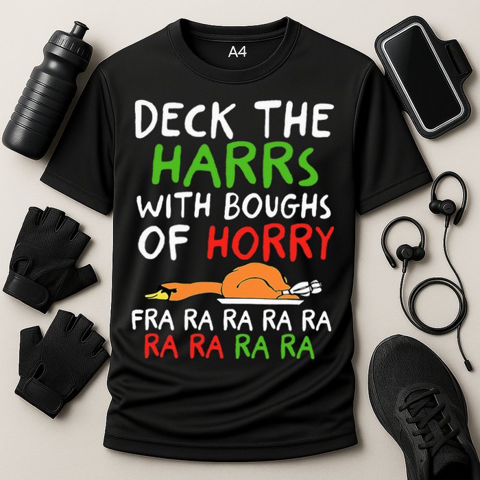 Deck The Harrs With Boughs Of Horry Fra Ra Ra Ra Goose Xmas Performance Shirt