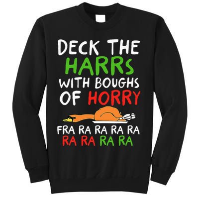 Deck The Harrs With Boughs Of Horry Fra Ra Ra Ra Goose Xmas Sweatshirt