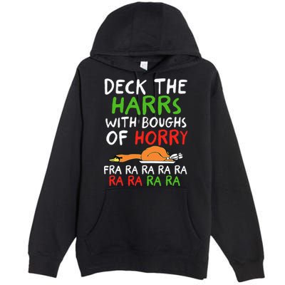Deck The Harrs With Boughs Of Horry Fra Ra Ra Ra Goose Xmas Premium Pullover Hoodie