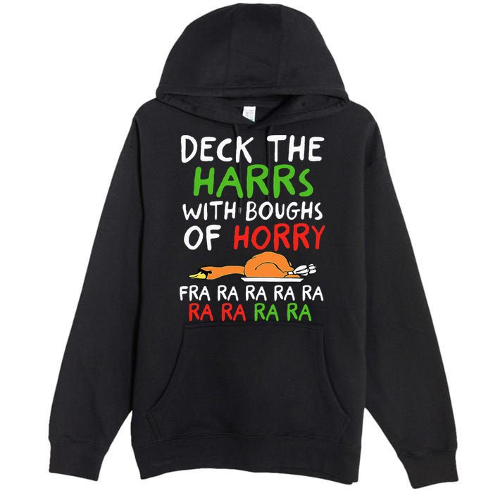 Deck The Harrs With Boughs Of Horry Fra Ra Ra Ra Goose Xmas Premium Pullover Hoodie