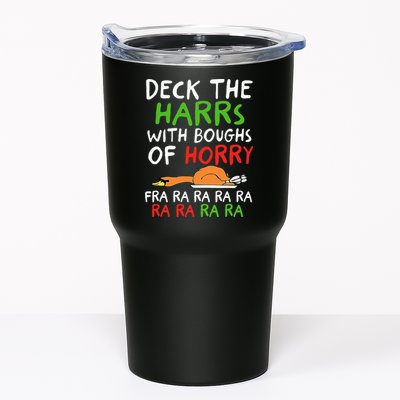 Deck The Harrs With Boughs Of Horry Fra Ra Ra Ra Goose Xmas Tumbler