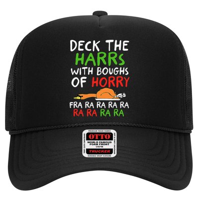 Deck The Harrs With Boughs Of Horry Fra Ra Ra Ra Goose Xmas Trucker Hat