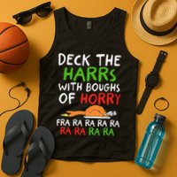 Deck The Harrs With Boughs Of Horry Fra Ra Ra Ra Goose Xmas Tank Top