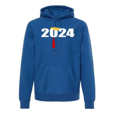 Donald Trump Hair Tie Donald Trump 2024 President Gift Premium Hoodie