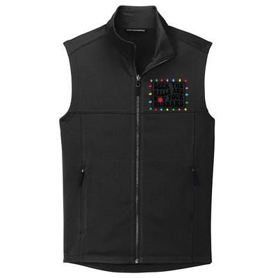 Deck The Halls And Not Your Husband Christmas Collective Smooth Fleece Vest