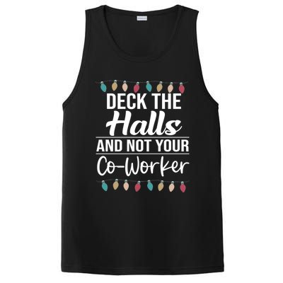 Deck The Halls And Not Your Coworker PosiCharge Competitor Tank