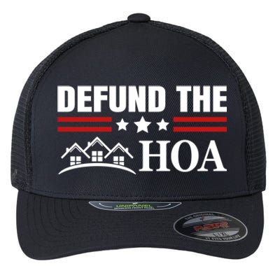 DEFUND THE HOA Homeowners Association Flexfit Unipanel Trucker Cap