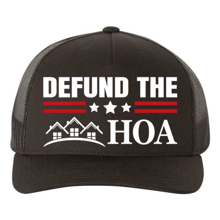 DEFUND THE HOA Homeowners Association Yupoong Adult 5-Panel Trucker Hat